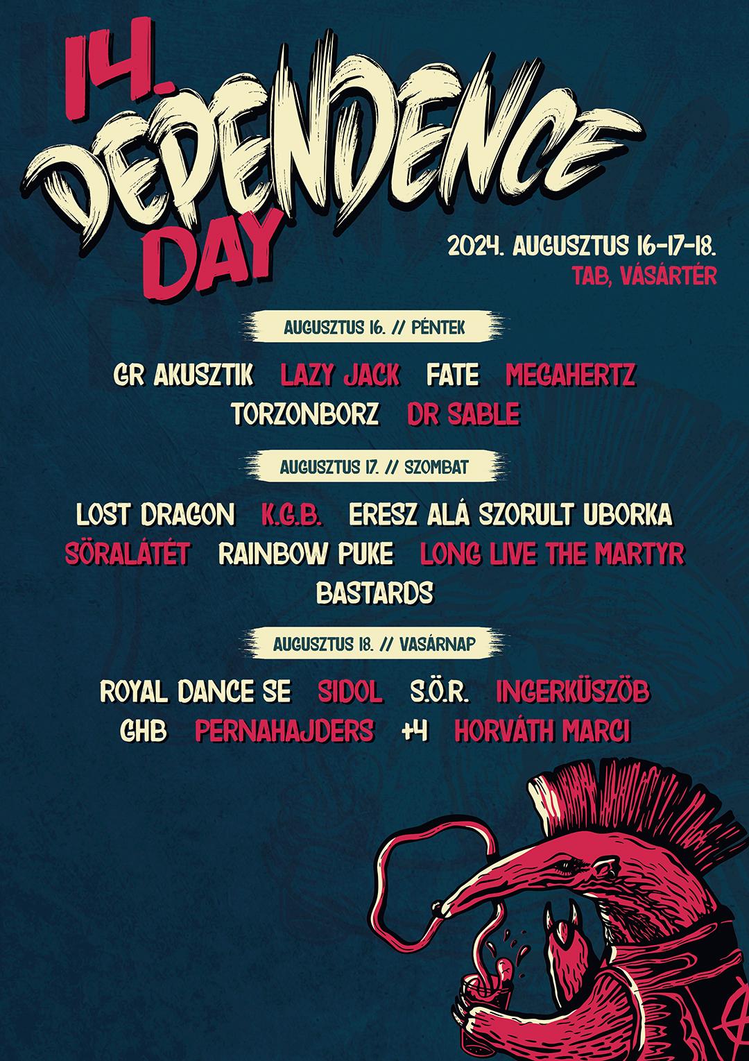 14. Dependence Day fesztivál - Tab - https://soralatet.com