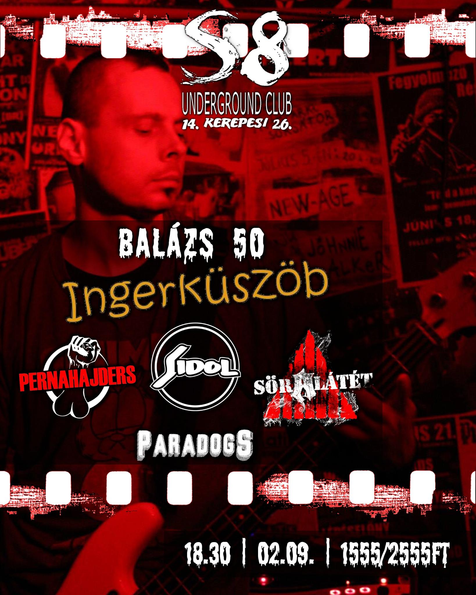 2024.02.09. Söralátét koncert - S8 Underground Club - Balázs 50