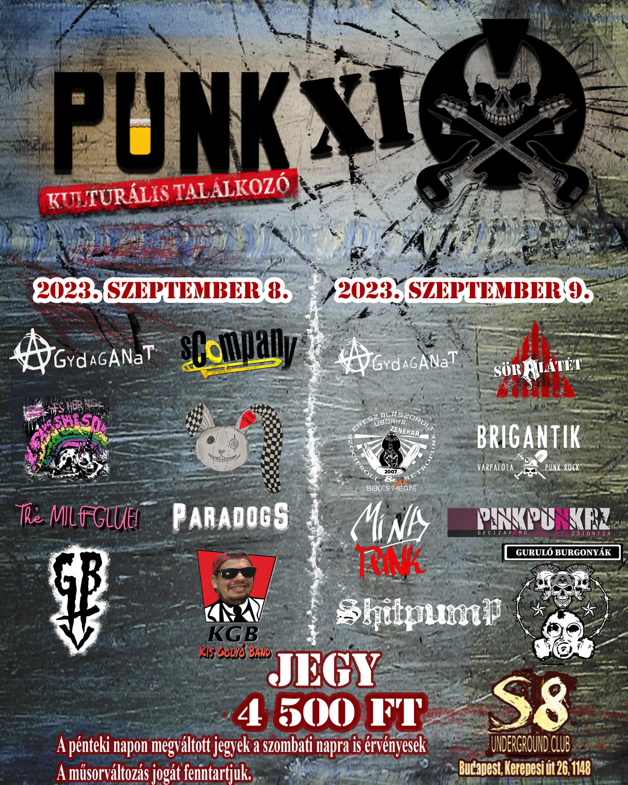 XI. Punk Kulturális Találkozó - https://soralatet.com